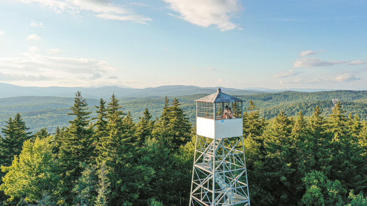 Mt. Olga fire tower at Molly Stark State Park