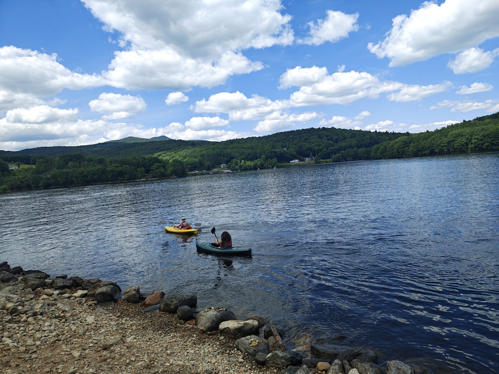 Kayaking on Harriman Reservoir