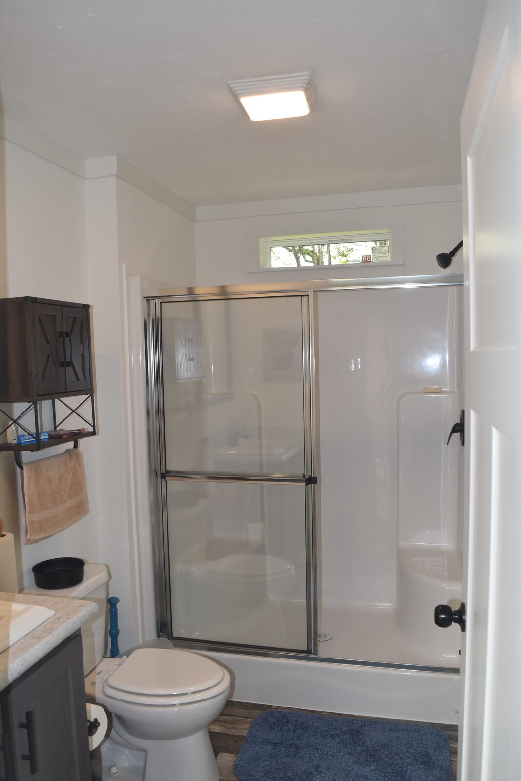 Unit A bathroom shower