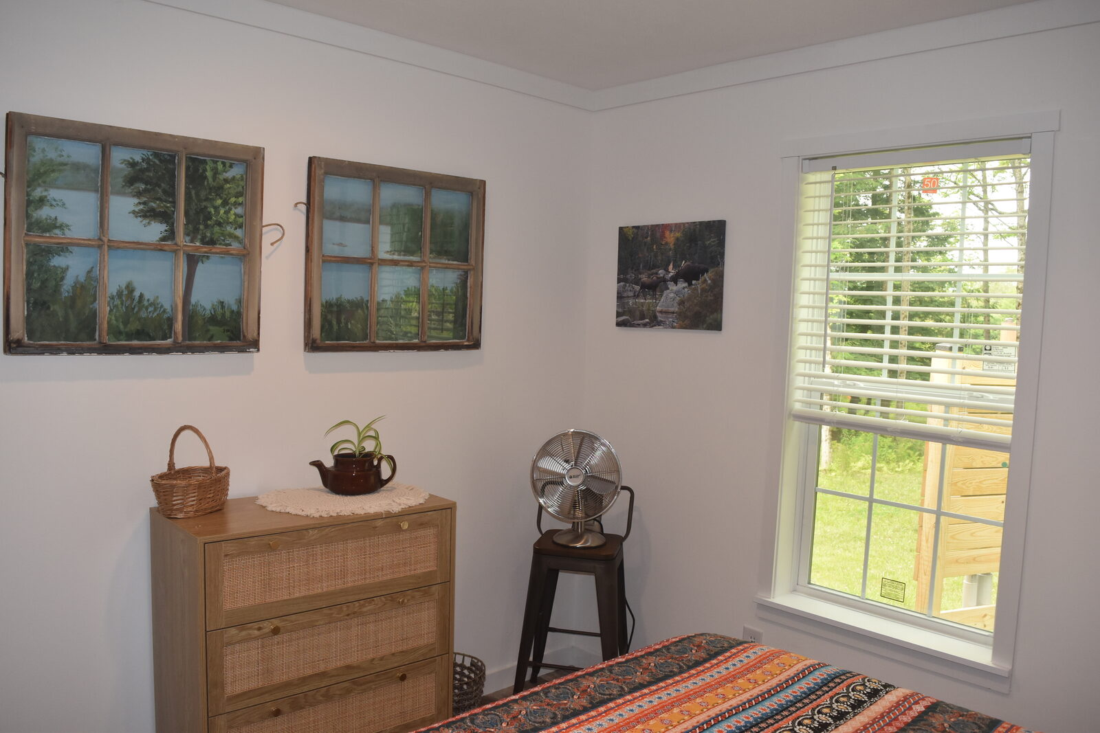 Unit A bedroom, alternate view