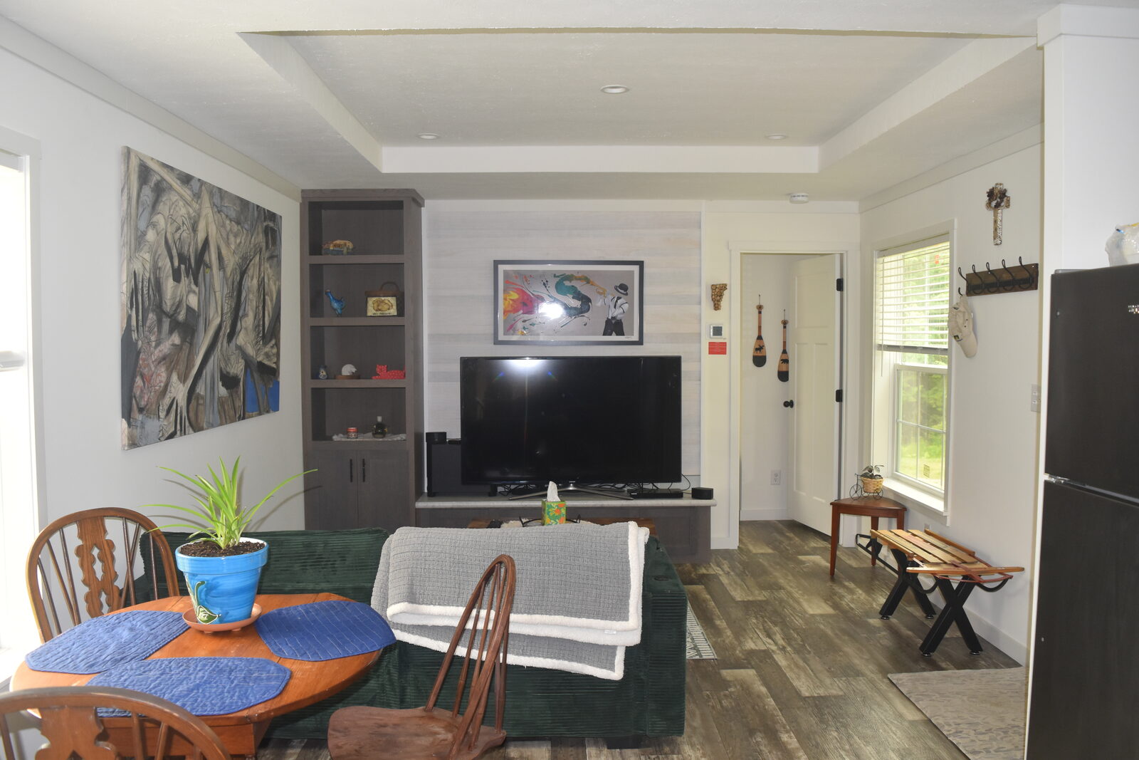 Unit A living room, alternate view
