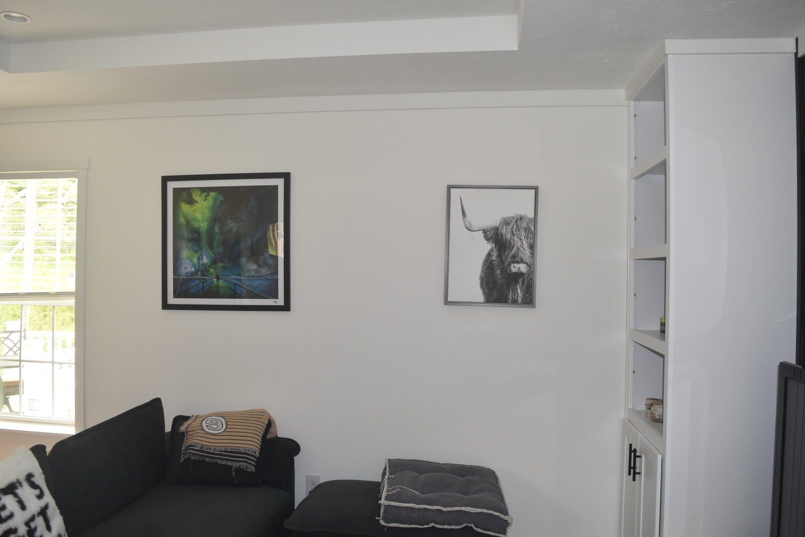 Unit B living room, alternate view