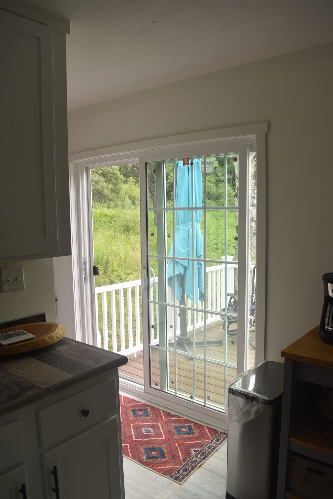 Unit B sliding door to deck